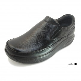 کفش مردانه چرم طبیعی کارس کشی مشکی  ارسال رایگان با گارانتی