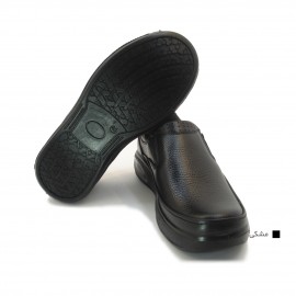 کفش مردانه چرم طبیعی کارس کشی مشکی  ارسال رایگان با گارانتی