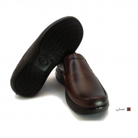 کفش مردانه چرم طبیعی کارس کشی عسلی  ارسال رایگان با گارانتی