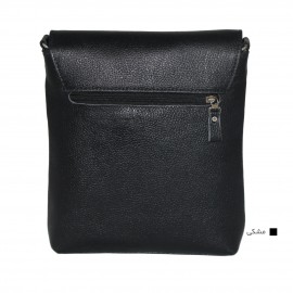 ارسال رایگان-کیف اسپورت چرم طبیعی دوشی مشکی مدل Jeep