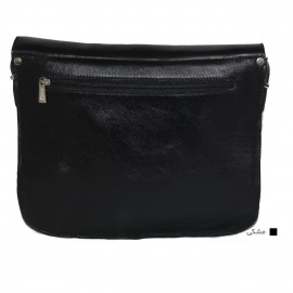 ارسال رایگان-کیف اسپورت چرم طبیعی دوشی مشکی مدل اسپورت