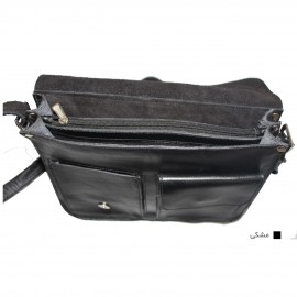 ارسال رایگان-کیف اسپورت چرم طبیعی دوشی مشکی مدل اسپورت