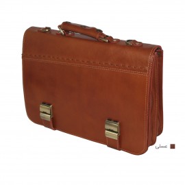 ارسال رایگان-کیف اداری چرم طبیعی مردانه عسلی مدل bg106ho 