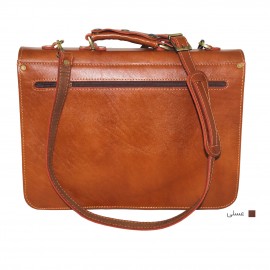 ارسال رایگان-کیف اداری چرم طبیعی مردانه عسلی مدل bg106ho 