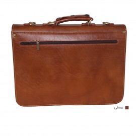 ارسال رایگان-کیف اداری چرم طبیعی مردانه عسلی مدل bg106ho 