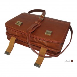 ارسال رایگان-کیف اداری چرم طبیعی مردانه عسلی مدل bg106ho 