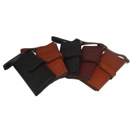 ارسال رایگان-کیف پول چرم طبیعی مشکی مدل آریو