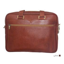 ارسال رایگان-کیف اداری چرم طبیعی مردانه عسلی مدل شرانگ
