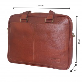 ارسال رایگان-کیف اداری چرم طبیعی مردانه عسلی مدل شرانگ