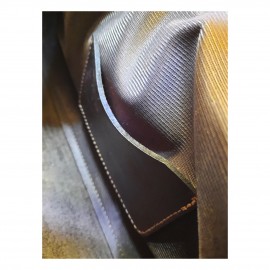 ارسال رایگان-کیف زنانه چرم  طبیعی دوشی و دستی گلدار زرشکی