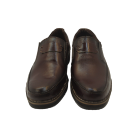 کفش مردانه چرم طبیعی المپیا کشی قهوه ای  ارسال رایگان 
