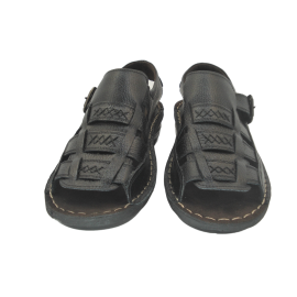 کفش مردانه چرم طبیعی  تابستانی  مشکی ارسال رایگان با گارانتی